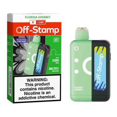 Off Stamp X Cube Disposable 25000 Puffs 18mL Kit - Image 6